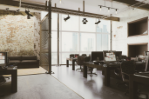 Интерьер общественного здания. Коворкинг центр