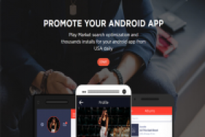 Прототип лендинга: Лиды для Android-app из USA