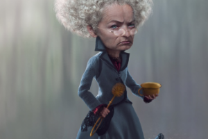 Персонаж в стиле фильмов про Алису