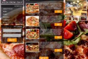 Концепт сайта Пиццерии