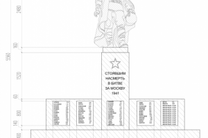 Прорисовка существующих памятников для реконструкции