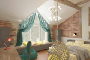 Комната юноши. Вид 1.