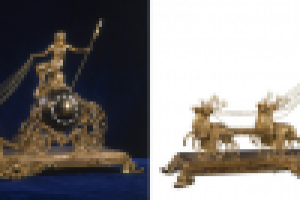 Обтравка сложной статуетки