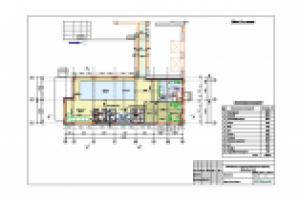 План 1-ого этажа пристройки