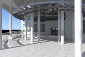 Разработка входной зоны в развлекательный центр