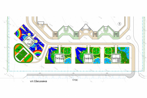 Фрагмент ГПЗУ детского сада