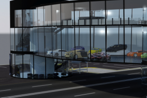 Дизайн проект автосалона