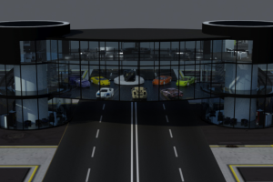 Дизайн-проект автосалона