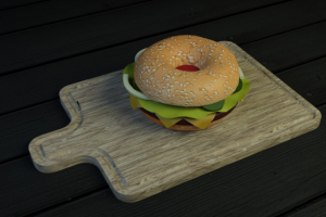 3D модель бейгла