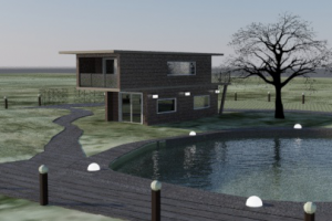 Дом в стиле постапокалипсис