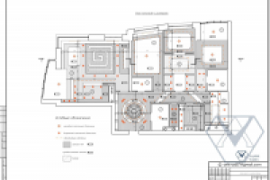 План потолков с размерами