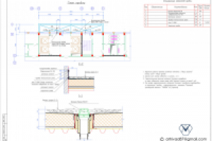 Узел пола_План кровли