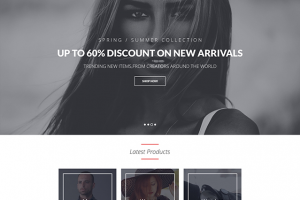 Адаптивный сайт для модного бутика мужской и женской одежды