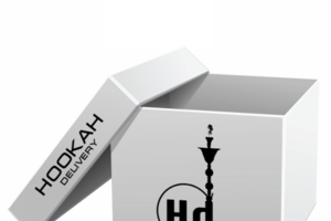 Пример работы логотип Hookah Delivery