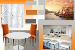 Мудборд ресторана