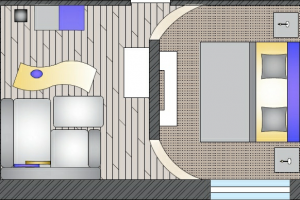 План гостиницы