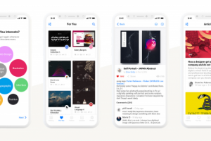 Дизайн приложения для поиска вдохновения под iOS