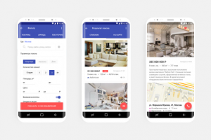 Дизайн приложения для поиска недвижимости под ОС Android