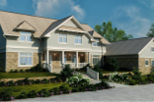 Дом в колониальном стиле.