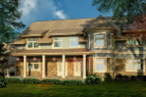 Дом в колониальном стиле.