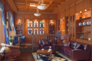 Дом в нормандском стиле. Интерьеры.