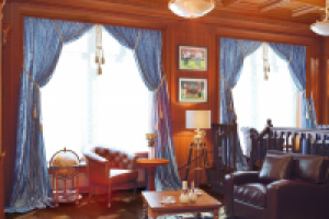 Дом в нормандском стиле. Интерьеры.