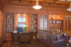 Дом в нормандском стиле. Интерьеры.