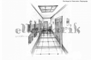 Коттедж в Аносино. Коридор.