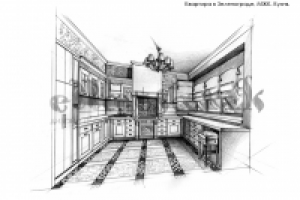 Квартира в Зеленограде. Кухня.