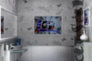 Гостевой санузел на цокольном этаже.