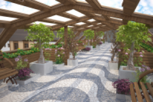 проект сада на крыше