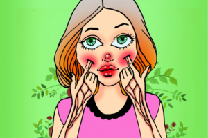 Тематические иллюстрации для постов в инстаграм косметолога