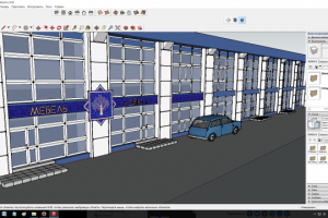 Вывеска для мебельного цеха. 3Д (СкетчАп)