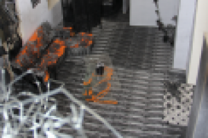 Макет интерьера "В огне"