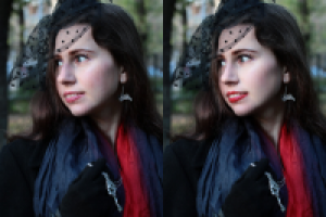 Евгения, портрет и ретушь