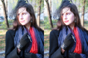 Евгения, портрет и ретушь