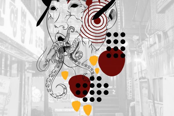 Поедая креветку у себя в квартале