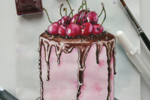 Акварельный скетчинг