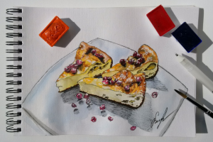 Акварельный скетчинг