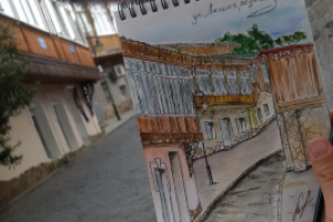 Акварельный скетчинг