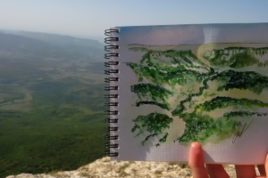 Акварельный скетчинг