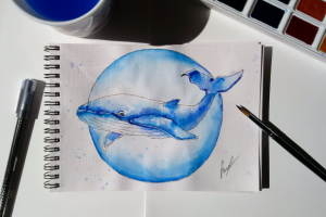 Акварельный скетчинг