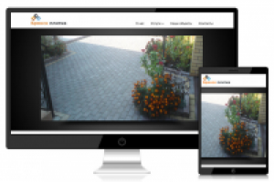 Сайт компании, занимающейся тротуарной плиткой