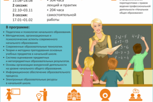 Переподготовка для учителей начальных классов