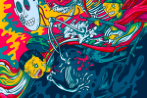 Обложка альбома для панк-группы C4