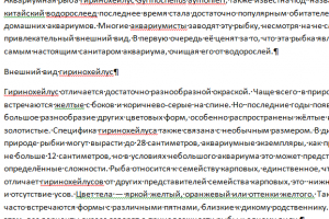 статьи про рыб