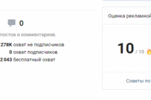 Оценка и статистика РК