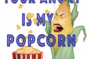 Иллюстрация по теме "Продукты". "Злая кукуруза"