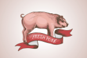 Свинья. Лого