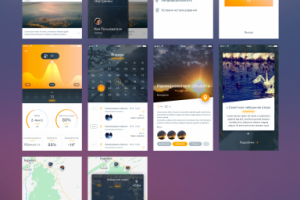 Дизайн приложенния Алтайского края (версия для IOS)